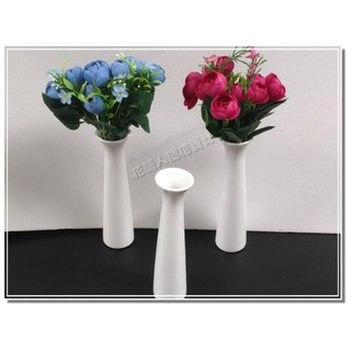 ◎花語人造花資材◎花瓶＊批發價喇叭口素燒陶瓷花器＊(請在聊聊詢問數量庫存狀況再進行下單.可通知更改數量)