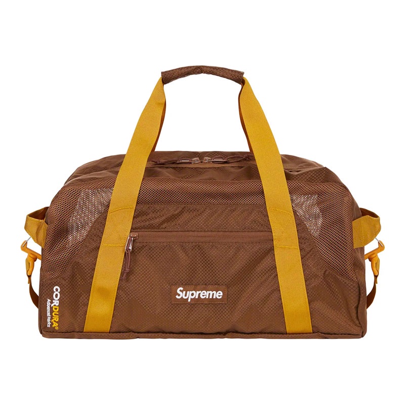 SUPREME SS22 DUFFLE BAG 兩用 手提 肩背 旅行袋 / 側背包 (咖啡色) 化學原宿