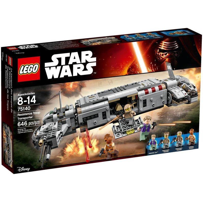 樂高 LEGO 75140 Star Wars 星際大戰系列 反抗軍運輸船  全新未拆