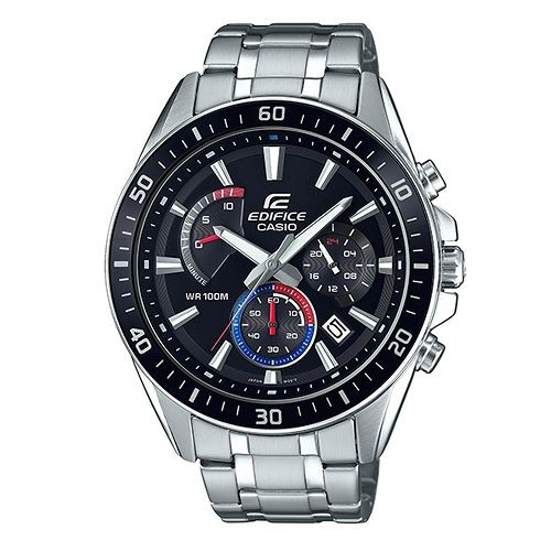【CASIO】EDIFICE 時尚大型錶眼極速扇型指針腕錶(EFR-552D-1A3)正版宏崑公司貨