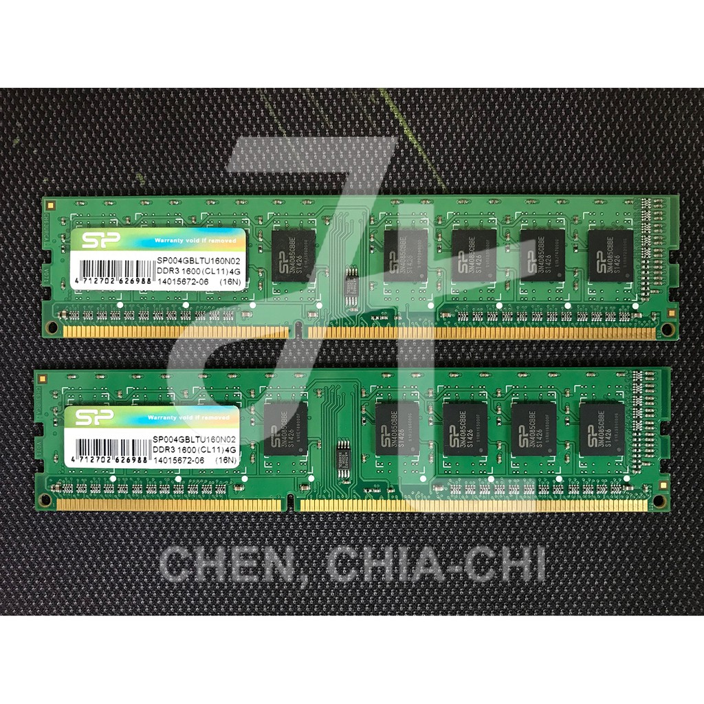 SP 廣穎 DDR3 1600 4G*2 8G