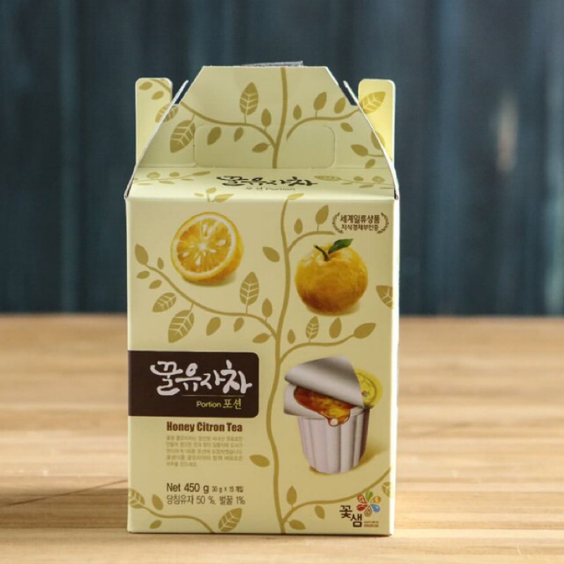 🌽M&amp;W韓國代購小舖🍎 韓國蜂蜜柚子茶（膠囊隨身茶包）（滿額贈BT21精選商品）