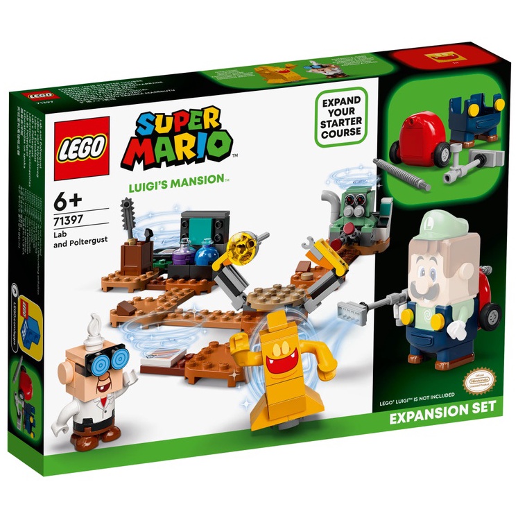 【台中OX創玩所】 LEGO 71397 超級瑪利歐系列 路易吉洋樓 實驗室和鬼怪吸塵器 SUPER MARIO 樂高