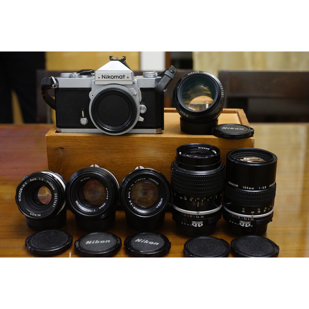 尼康全機械經典 Nikon FTN,NIKKOR-S, S.C,K 50mm 135mm 標準街拍鏡頭 Fm2 AE1