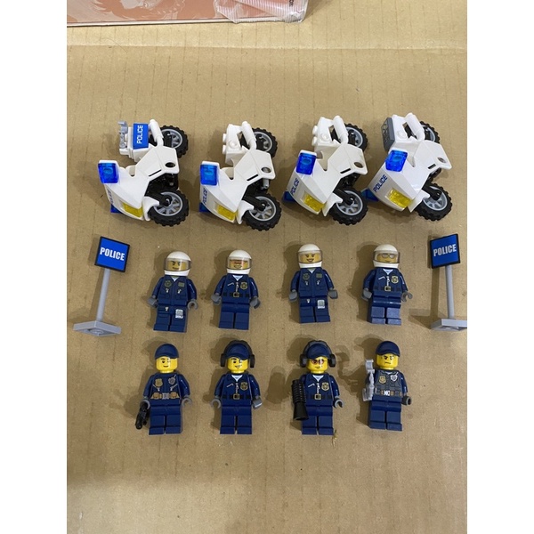 LEGO 警察 警車 摩托車(二手)