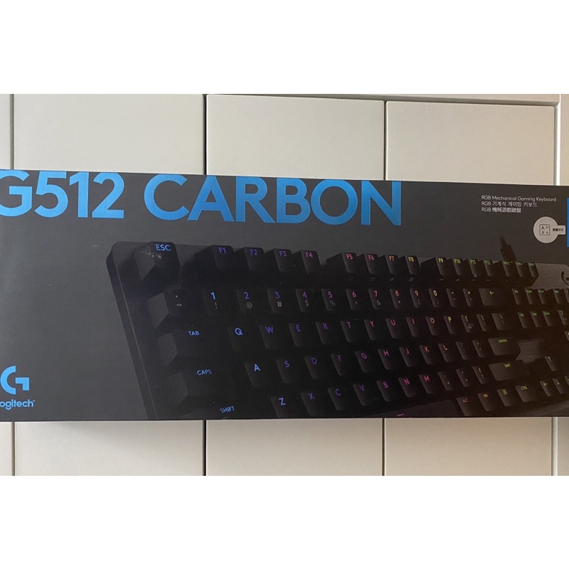 【Logitech G】G512 RGB機械式電競鍵盤 (青軸)二手