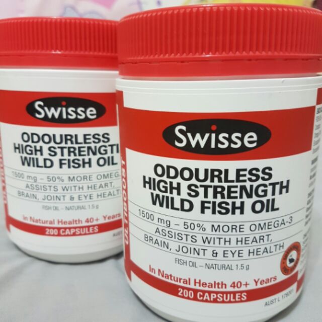 【澳洲帶回】swisse 高濃度 無腥味 野生深海魚油 1500mg 非專業代購純粹吃不完 只有2罐