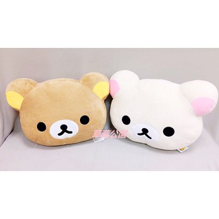 草莓公園【日本卡通 Rilakkuma 拉拉熊 懶懶熊 拉妹 頭型枕 靠枕 娃娃 抱枕】