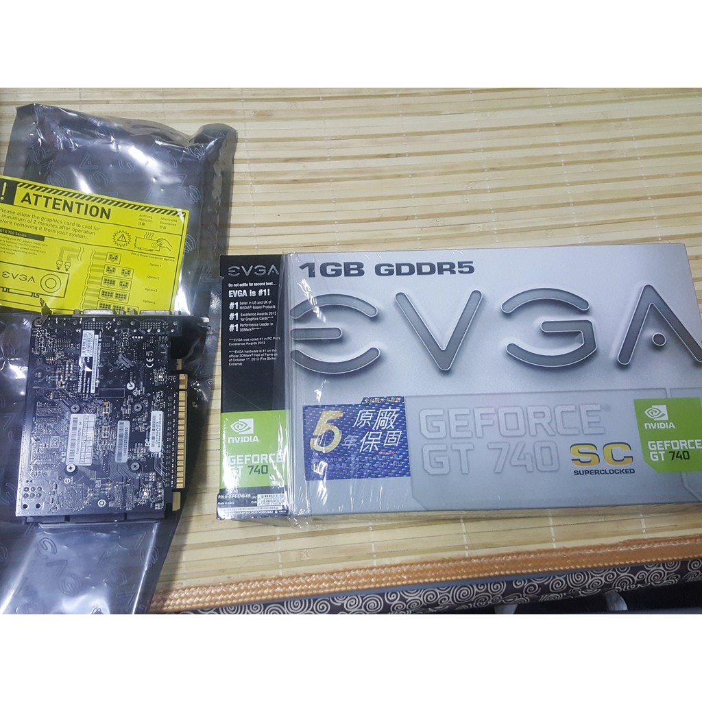 如約900 EVGA GT740 1G DDR5 顯示卡