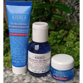 專櫃正品 Kiehl's 契爾氏 冰河保濕無油清爽潔面慕斯30ml+化妝水40ml+凝凍7ml 現貨特價