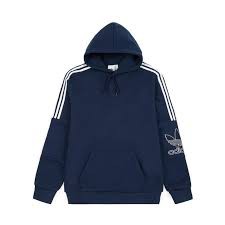 Adidas 刺繡Logo大學帽T 深藍色DH5779 | 蝦皮購物