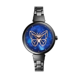 【Relax Time】2022年度設計錶款鏤空立體蝴蝶珍珠貝腕錶-知性藍/RT-95-5/台灣總代理公司貨享一年保固