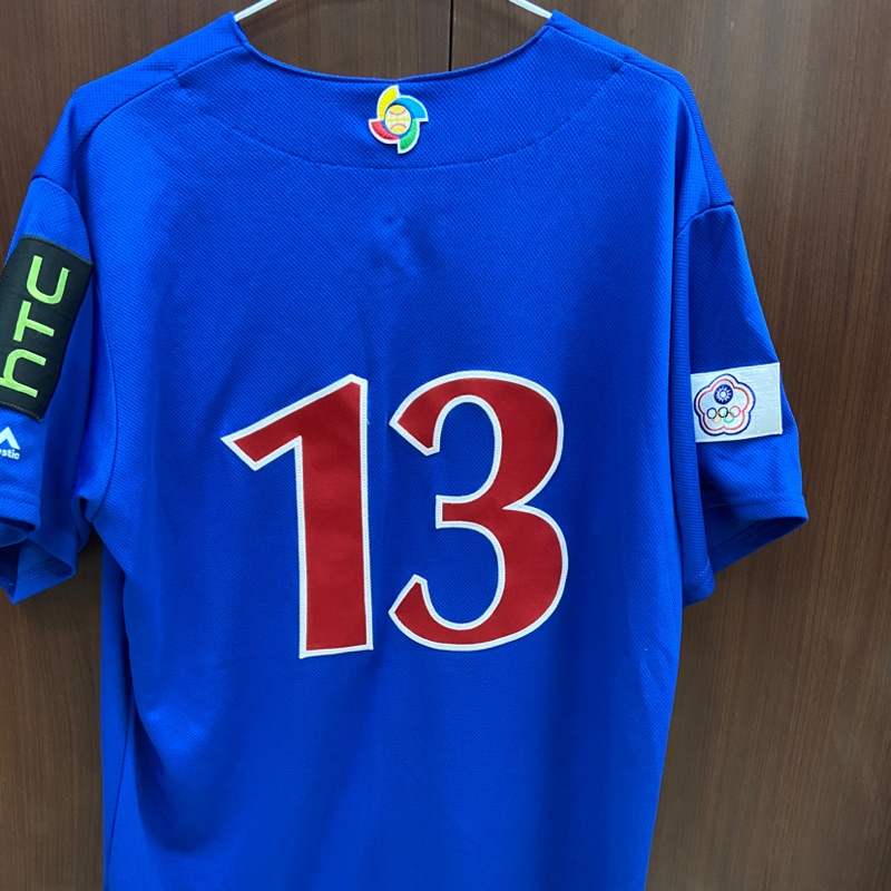 17 Wbc 陳鏞基實戰球衣大聯盟認證 蝦皮購物
