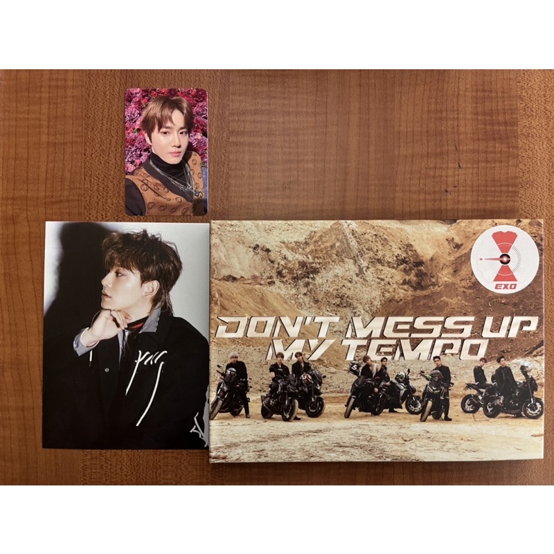 EXO <Don’t Mess Up My Tempo> 俊勉suho、珉錫Xiumin、chen小卡明信片