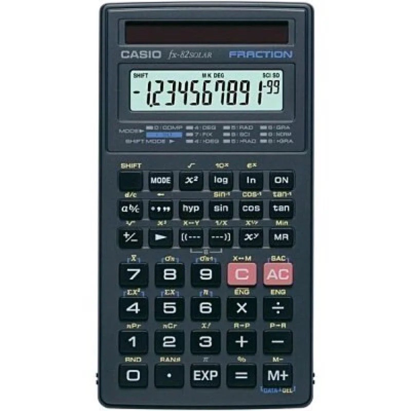 卡西歐 CASIO FX-82SOLAR 國家考試 計算機 CA-19