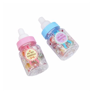迷你奶瓶糖果罐【不含糖果】／糖果奶瓶 婚禮小物 生日小點心 幼稚園點心 幼稚園慶生 兒童禮物 性別預測【B&B幸福雜貨】