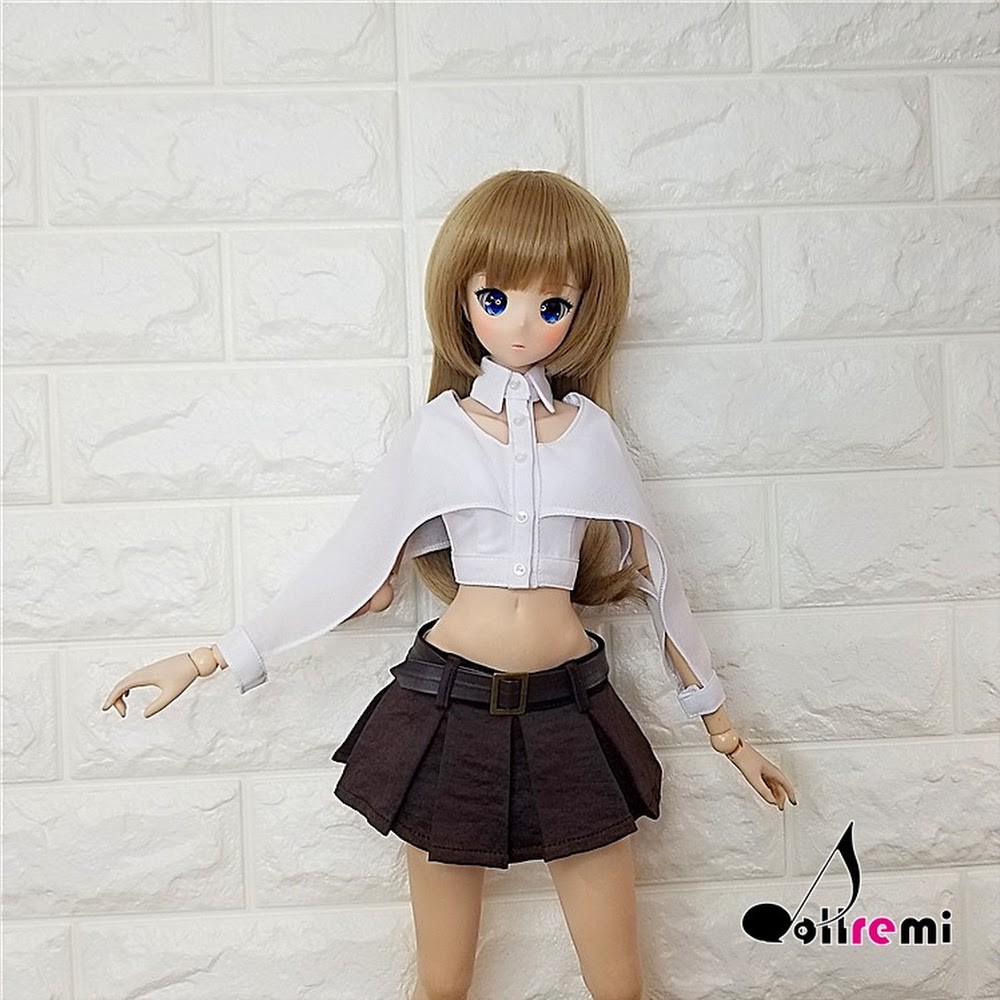 Dollremi◆1/3 雪紡白色連袖上衣 DD Smart Doll◇現貨◆MonJouJou代理