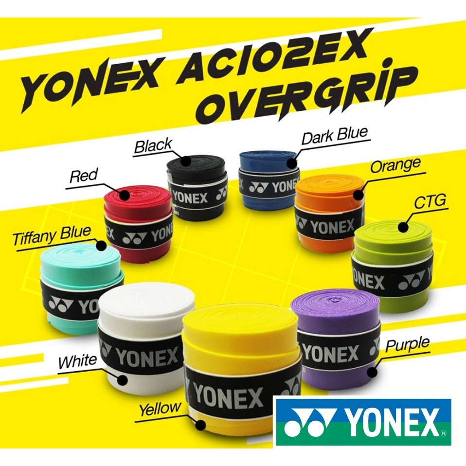 Yonex AC102EX OVERGRIP 羽毛球網球拍過度握把