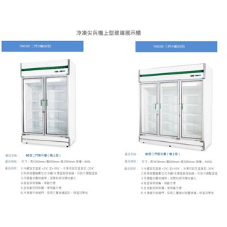 【大高屏冷氣空調家電】得臺冷凍尖兵 二門玻璃 冰箱/展示櫃/冷藏 110V/220V 945L 臺灣製 (空機價)