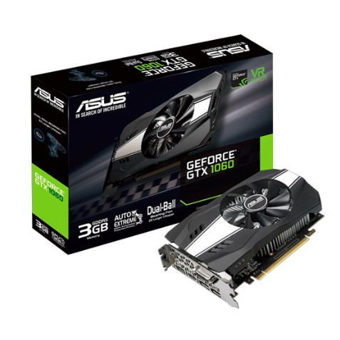 華碩ASUS PH-GTX1060-3G 二手保固內 GTX1060 3G GDDR5外盒遺失