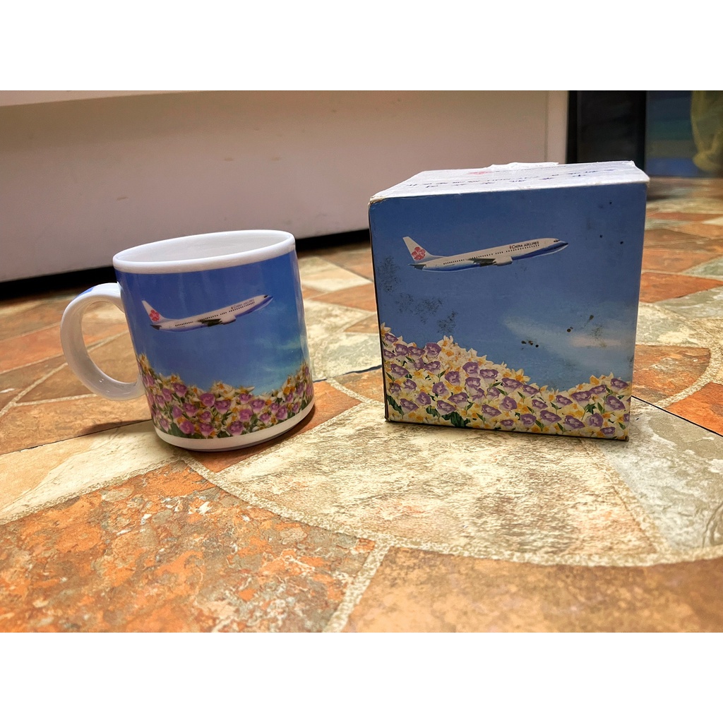 中華航空 波音737-800 感溫變色杯茶杯杯子水杯馬克杯咖啡杯紀念杯玻璃杯陶瓷杯琺瑯杯不鏽鋼杯曲線杯杯組杯墊下午茶