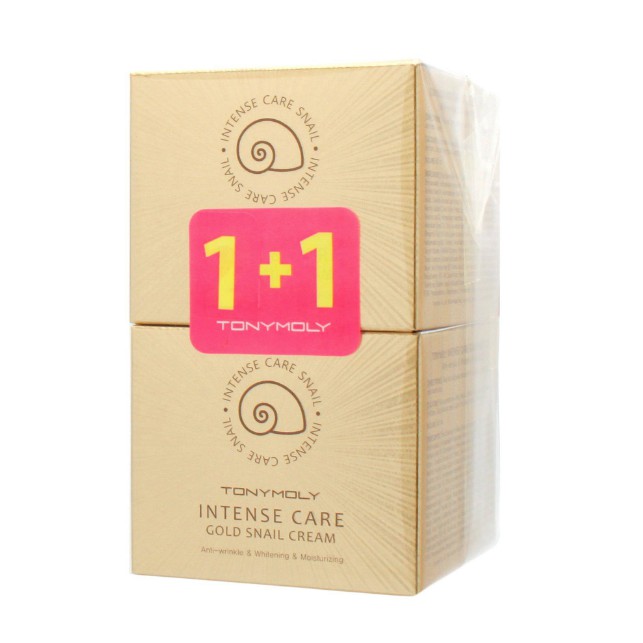 ☆愛寶韓國空運☆ TONYMOLY INTENSE CARE GOLD 黃金蝸牛全效修護面霜 買一送一 【免稅店代購】