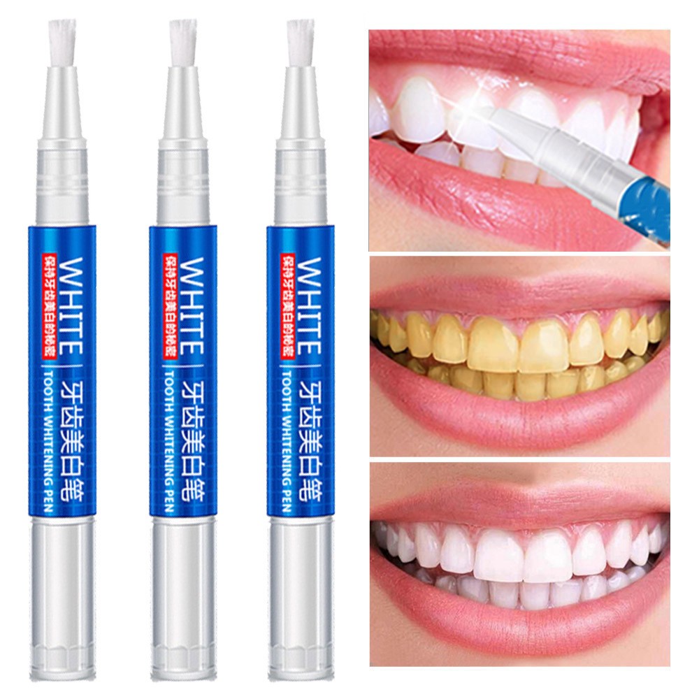 牙齒美白凝膠筆用於清潔牙齒
