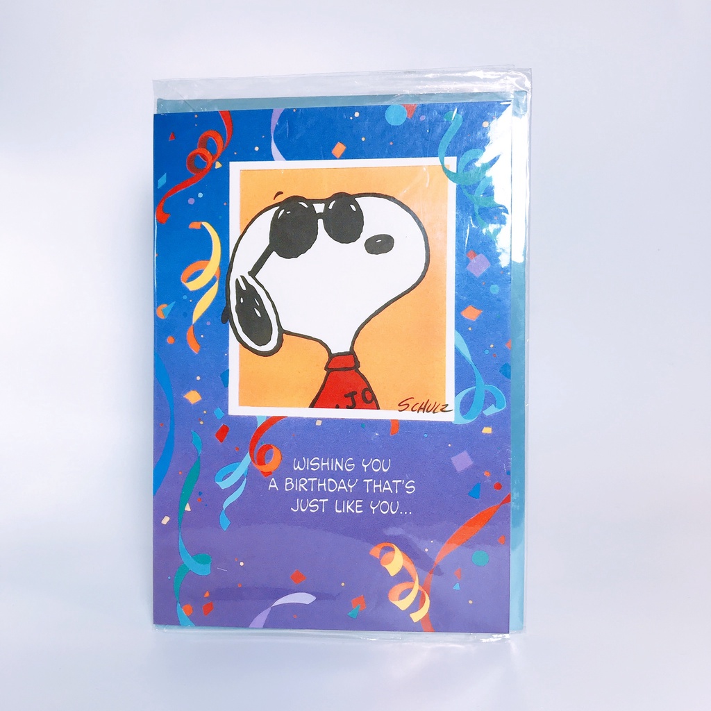 史努比 90年代 早期 大張卡片 賀卡 古董玩具 Snoopy 查理布朗 糊塗塔克