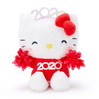 Hello Kitty 娃娃 沙包絨毛玩偶娃娃《S.紅》沙包玩具.擺飾.2020花漾系列