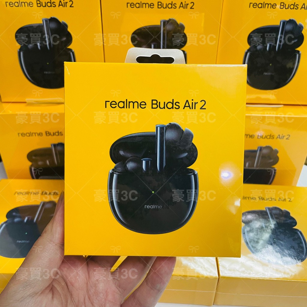 realme Buds Air 2 真無線主動降噪藍牙耳機 空靈白/動感黑 台灣公司貨 一年保固 現貨 免運【豪買3C】