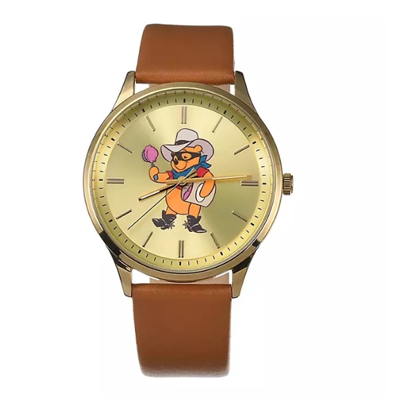 現貨 2021 日本迪士尼商店 小熊維尼與好友 牛仔系列 維尼 手錶