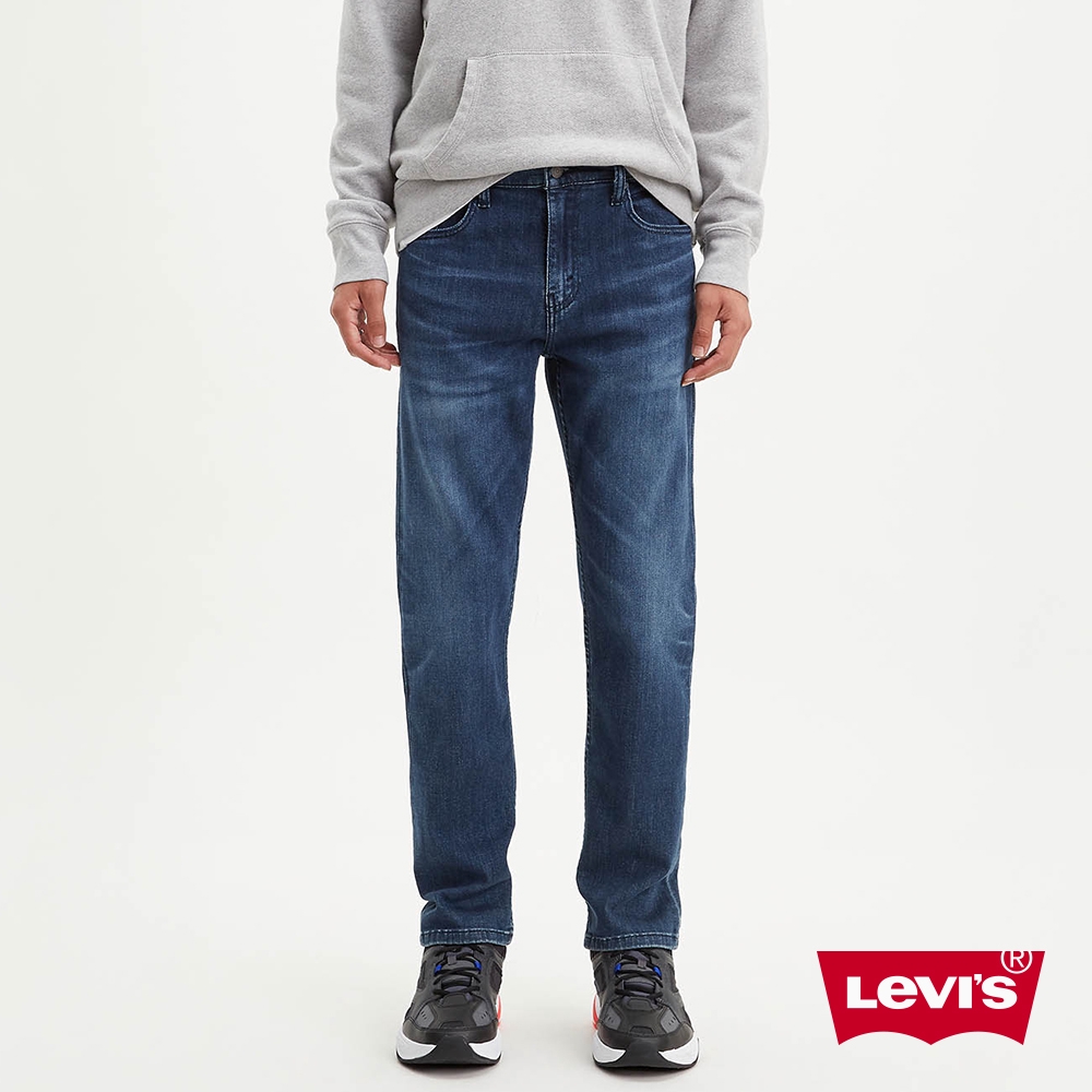 Levis 502Taper牛仔褲 上寬下窄 深藍刷白 仿舊紙標 彈性布料 男 熱賣單品 29507-0652