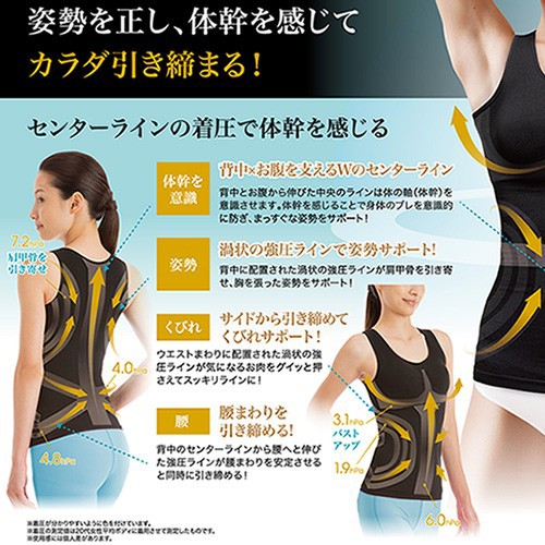 預購 日本 體幹加壓雕塑美型背心 蝦皮購物