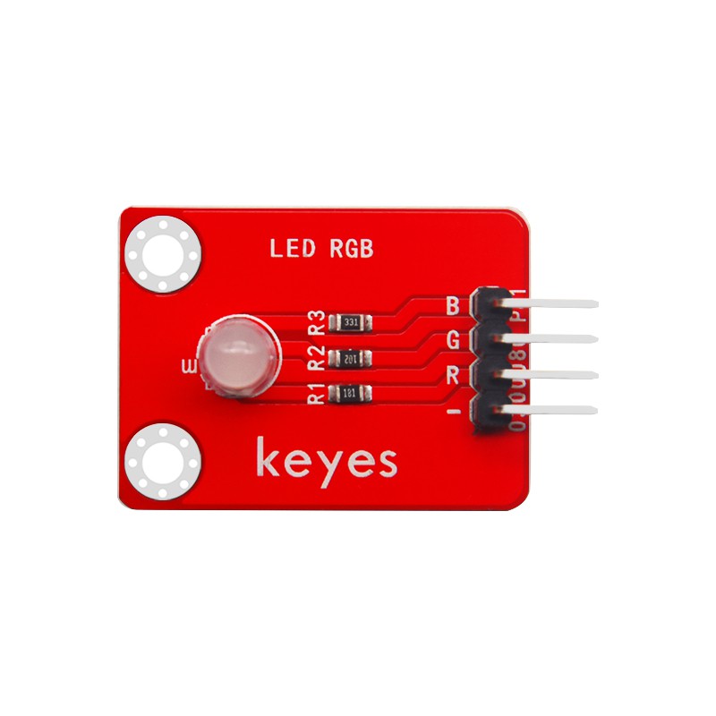 【樂意創客官方店】《附發票》KEYES 三色全彩RGB模組 共陰LED 兼容arduino 樹莓派 microbit