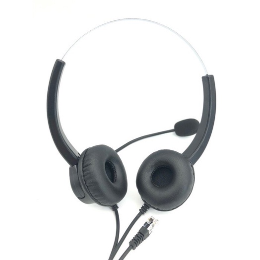 grandstream GXP1625 雙耳頭戴式電話耳機麥克風 附調音靜音功能 音質清晰 類小羊皮耳罩親膚材質