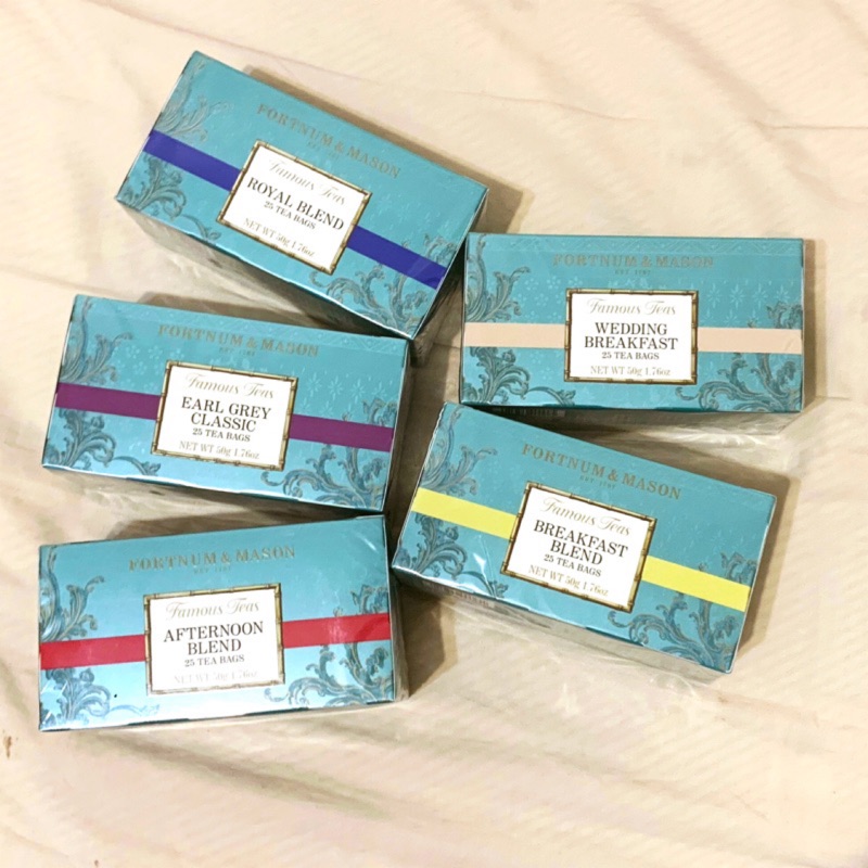 Fortnum Mason F M 英國皇室御用茶經典系列紅茶盒裝茶包25入 蝦皮購物