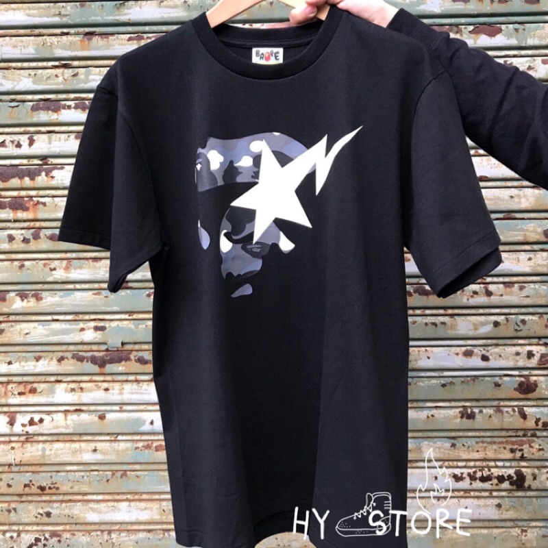 【HY】A BATHING APE Bape 新款 黑色 夜光 短袖T-shirt（全新）