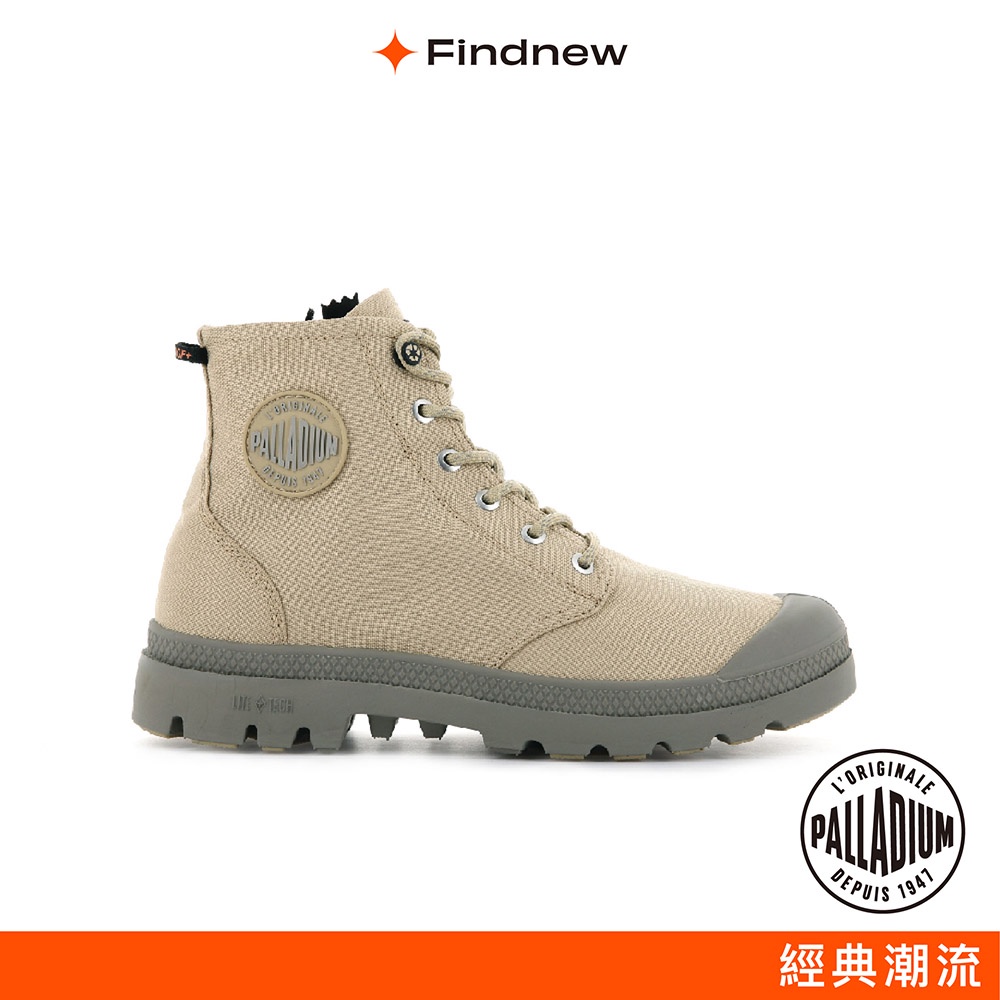 PALLADIUM RCYCL LT+WP+Z 輕量拉鍊防水靴 沙漠金 男女共款 77037-274【Findnew】