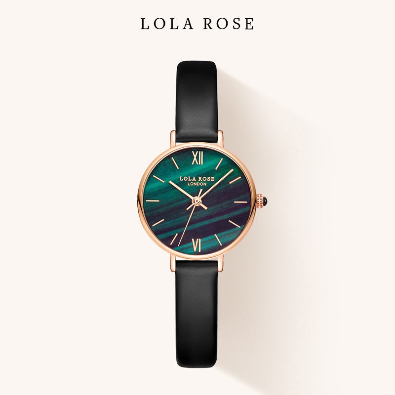 ஐ✢Lola Rose圓盤小綠表手表女英國時尚防水石英女士手表正品小綠表