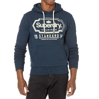 Superdry 深藍帽T 極度乾燥 男裝