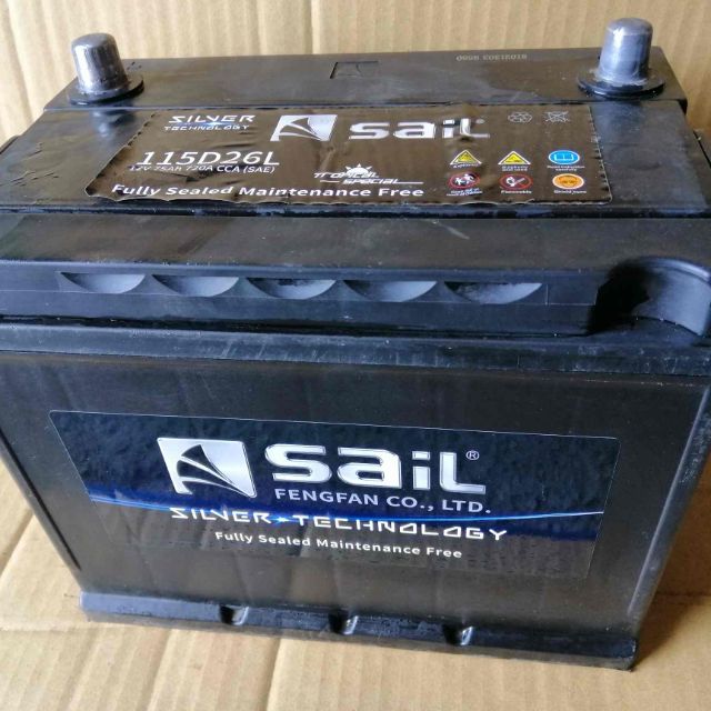 極地電池*Sail風帆汽車電池115D26L規格75ah720cca保固一年