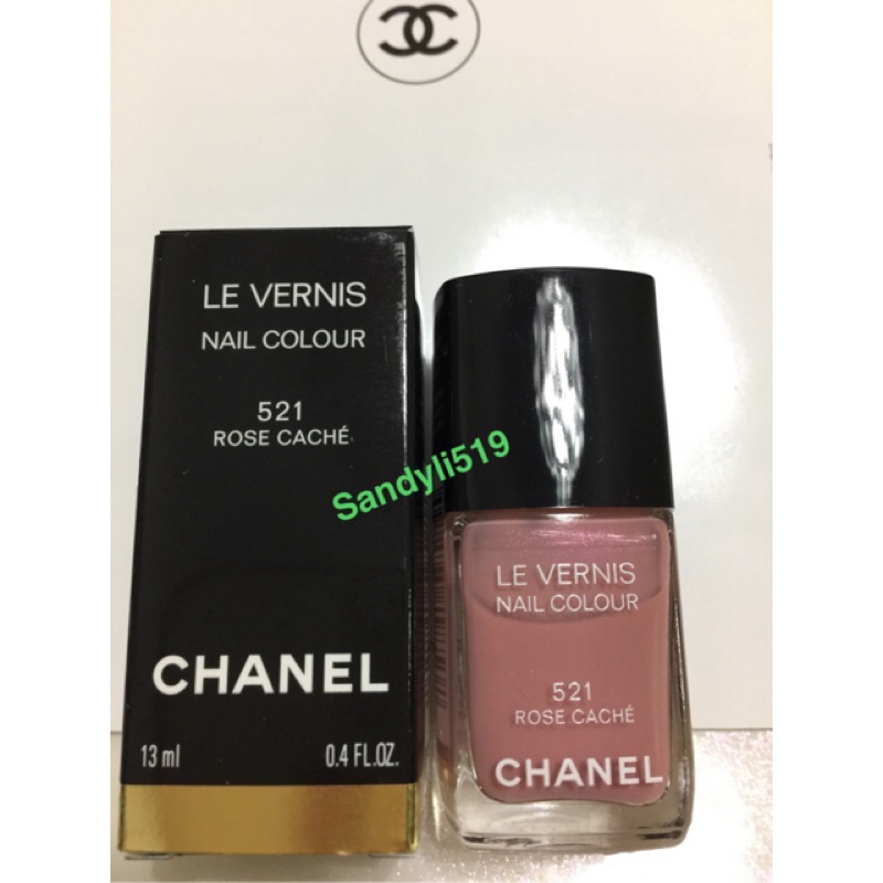 Chanel 🔥香奈兒 代購時尚恆彩指甲油 #521  ROSE CACHE 成份全面改良 美到一個不行😍