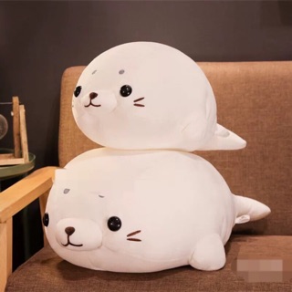 海豹/海獅團子抱枕趴睡枕/午安枕 海洋動物/模擬抱枕/聖誕節 生日情人節禮物禮品/小芝麻