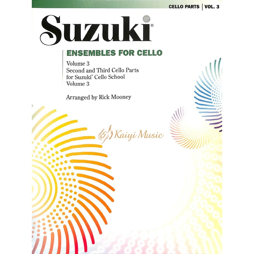 【凱翊︱AF】鈴木大提琴重奏曲集 第3冊 Suzuki Ensembles for Cello Vol.3