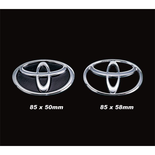 圓夢工廠 Toyota 超質感 EXSIOR 金屬 鍍鉻 車標 標誌 同原廠款式 80*50 / 85*58 mm