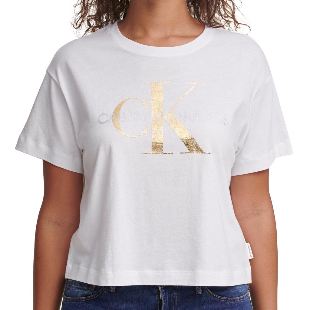 Calvin Klein Jeans CK 女男友風短袖上衣 #130401 《Costco 好市多代購》