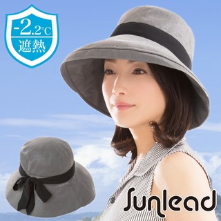 【Sunlead】防曬遮熱超輕量防風吹落遮陽軟帽 (銀灰色)