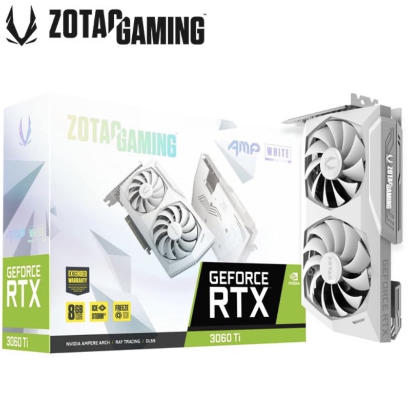 【ZOTAC】索泰GAMING GeForce RTX 3060 Ti AMP White Edition LHR