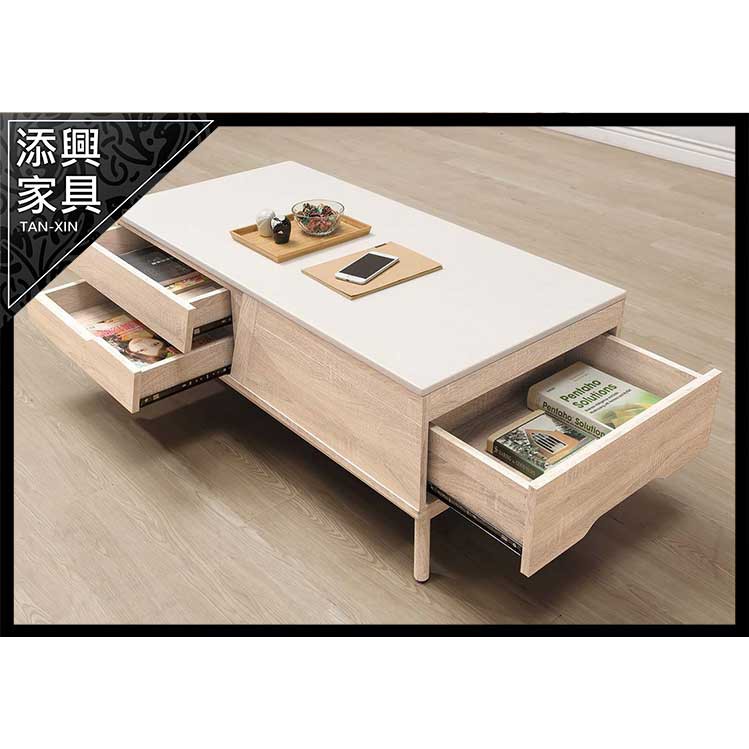 茶几 添興家具 Hy2 02 奧斯陸石面大茶几 D211 白石 大台北地區滿5千免運 蝦皮購物