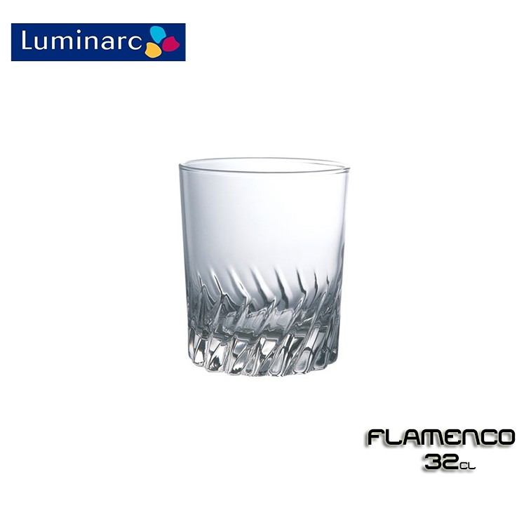 Luminarc 法國樂美雅 FLAMENCO威士忌杯 320ml 玻璃杯 飲料杯